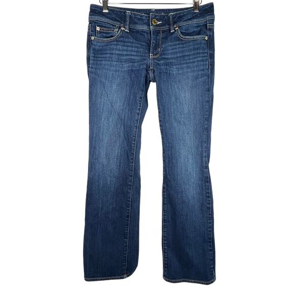 American Eagle Low Rise Slim Boot Cut Jeans 6 - Picture 1 of 10